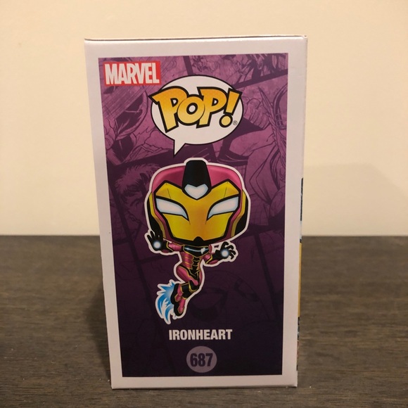 Ironheart Glow Chase Funko Pop #687 SE Sticker - Picture 4 of 6